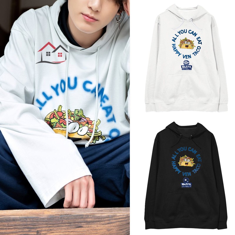 Áo Hoodie Có In Hình Nhóm Nhạc Bts Thời Trang Cá Tính