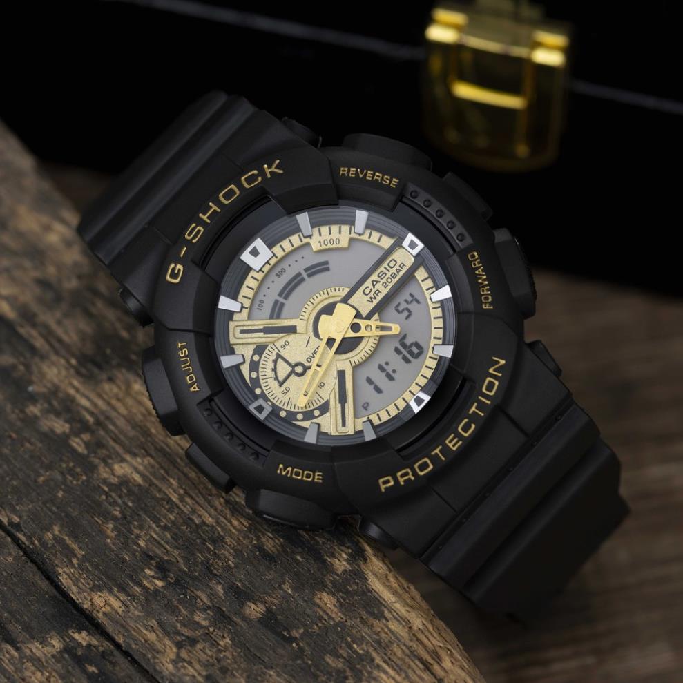 Đồng hồ nam G-Shock máy pin dây cao su mặt chống xước cao cấp có bảo hành DH152 shopmau