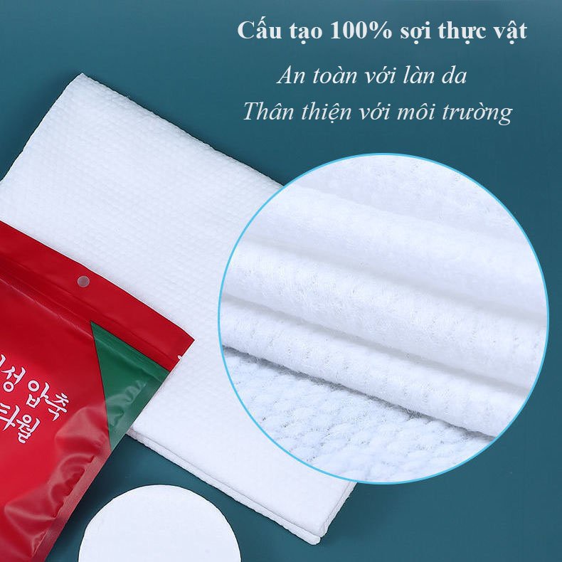 Khăn Tắm Nén Du Lịch Dùng Một Lần 140cm x 70cm 100% Cotton Cao Cấp Tự Nhiên