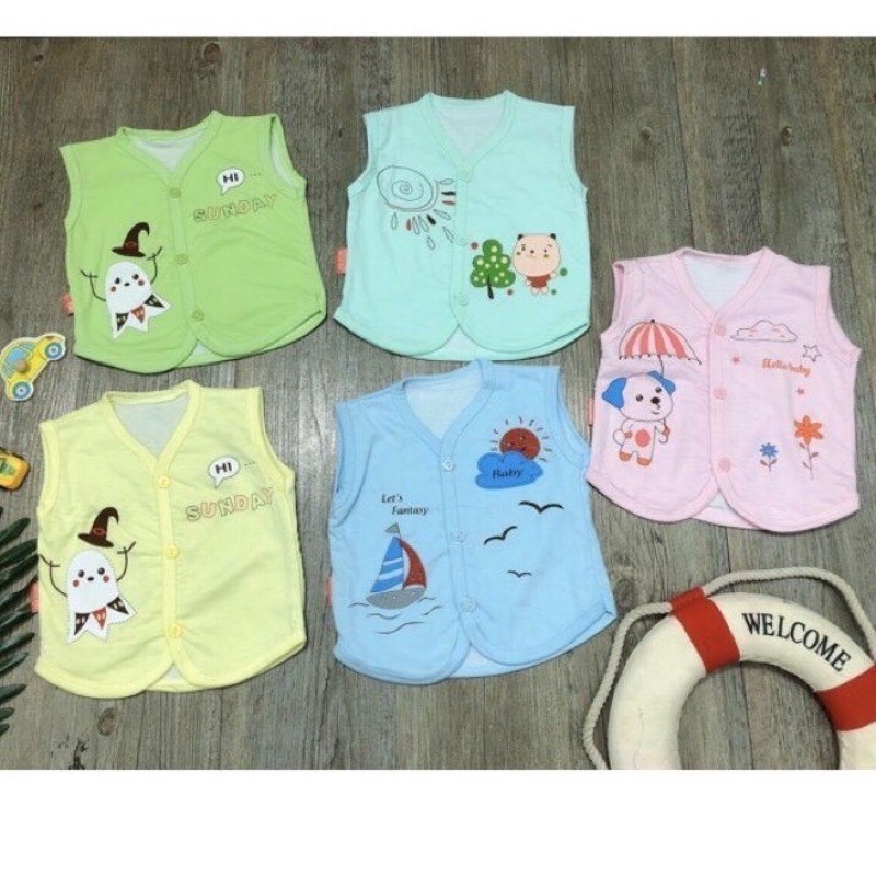 Áo gile cotton 2 lớp