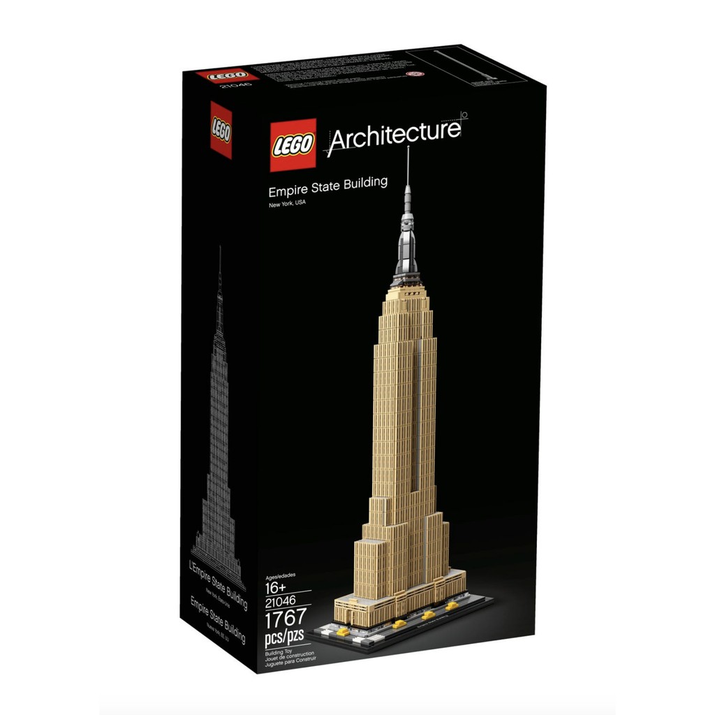 Lego HaHa - Lego Architecture - Empire State Building - Tòa nhà vàng Empire State - 21046