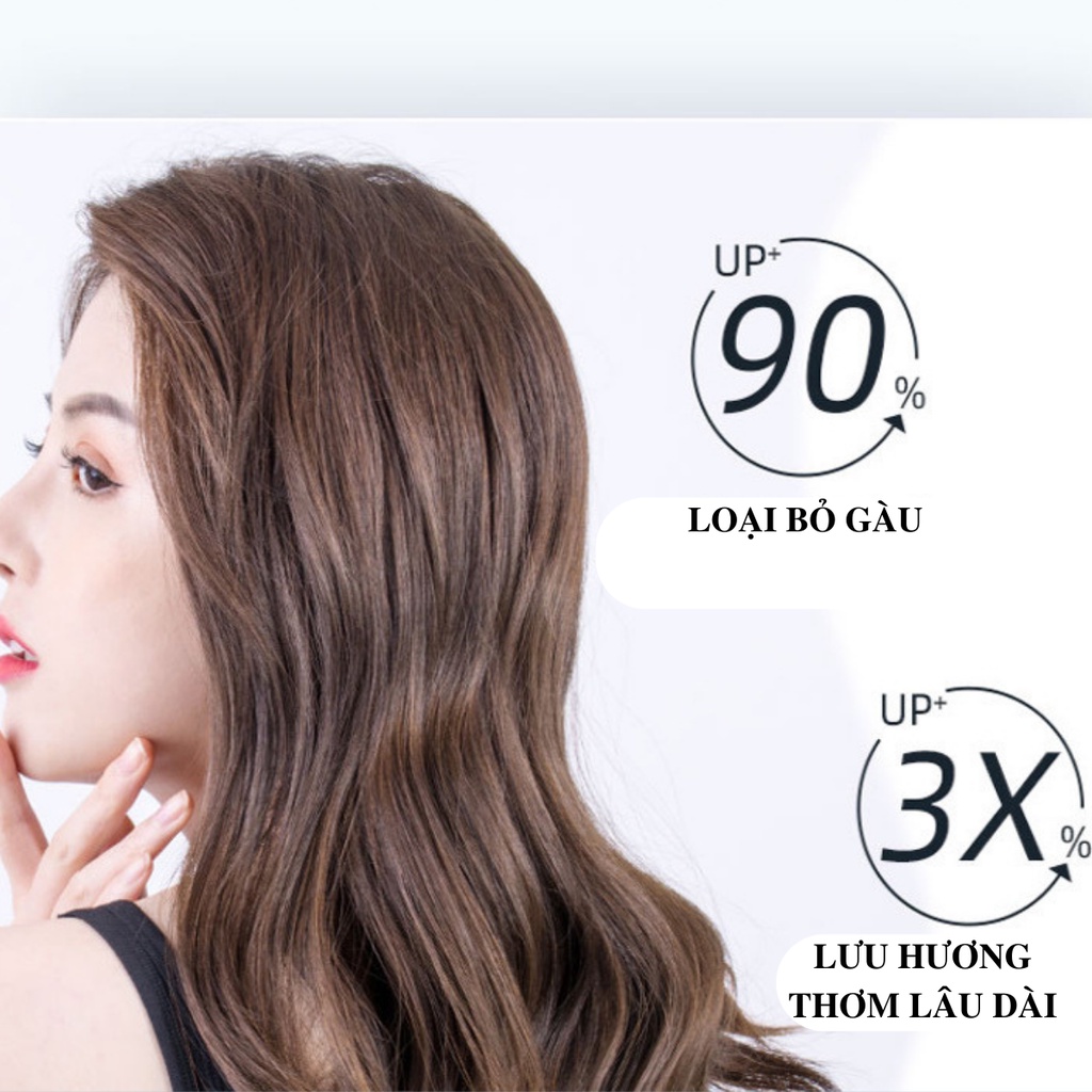 Combo dầu gội, sữa tắm, dầu xả nước hoa muối biển ORCHIDQUEEN 500ml, loại bỏ gàu hương thơm lâu dài cho phái nữ