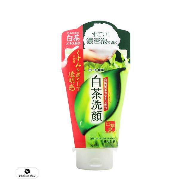 Sữa rửa mặt trà xanh Rohto Shirochasou Green Tea Foam 120g Hàng Nội Địa Nhật