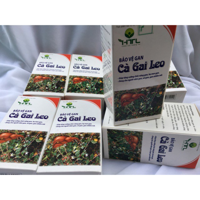 Bảo Vệ Gan Cà Gai Leo HTL - Giúp mát gan, giải độc gan, hạ men gan, ngừa viêm gan, xơ gan do hóa chất độc hại