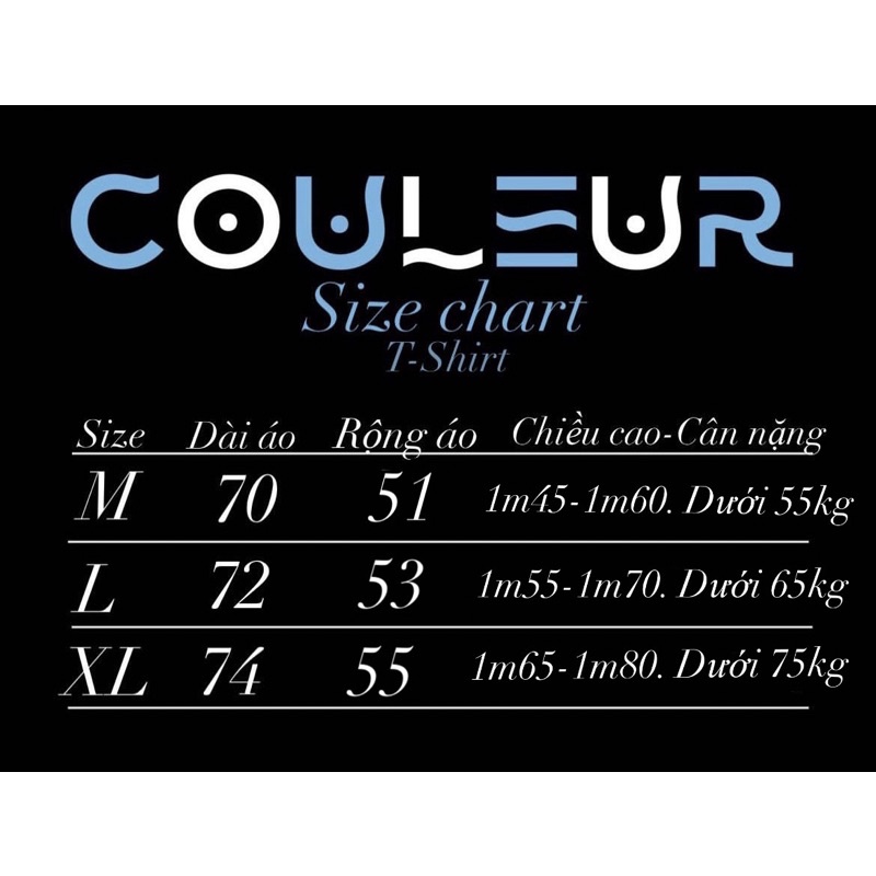 Baby blue T-Shirt - Áo thun unisex xanh baby COULEUR local brand chính hãng 100% cotton - TS03