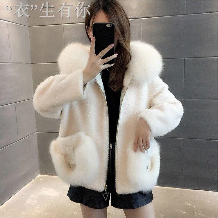 9.282020Áo Khoác Có Mũ Trùm Bằng Lông Cừu Thời Trang Mùa Đông Mới Dành Cho Nữ | BigBuy360 - bigbuy360.vn