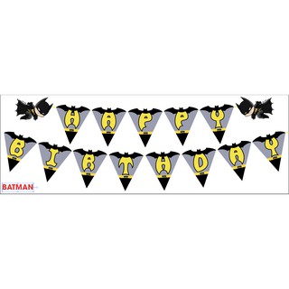 Dây Happy Birthday chủ đề Batman