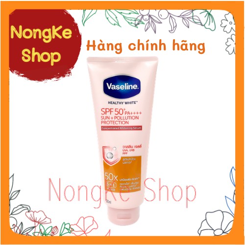 [100% Thái N.D] Sữa Dưỡng Thể Trắng Da Vaseline 50x SPF 50 PA++++ Thái Lan