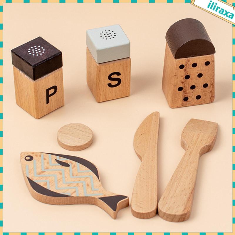 Bộ Đồ Chơi Nhà Bếp Mini Bằng Gỗ Dành Cho Bé