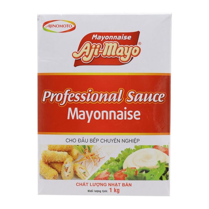 Sốt mayonnaise Aji-Mayo Ajinomoto hộp 1kg