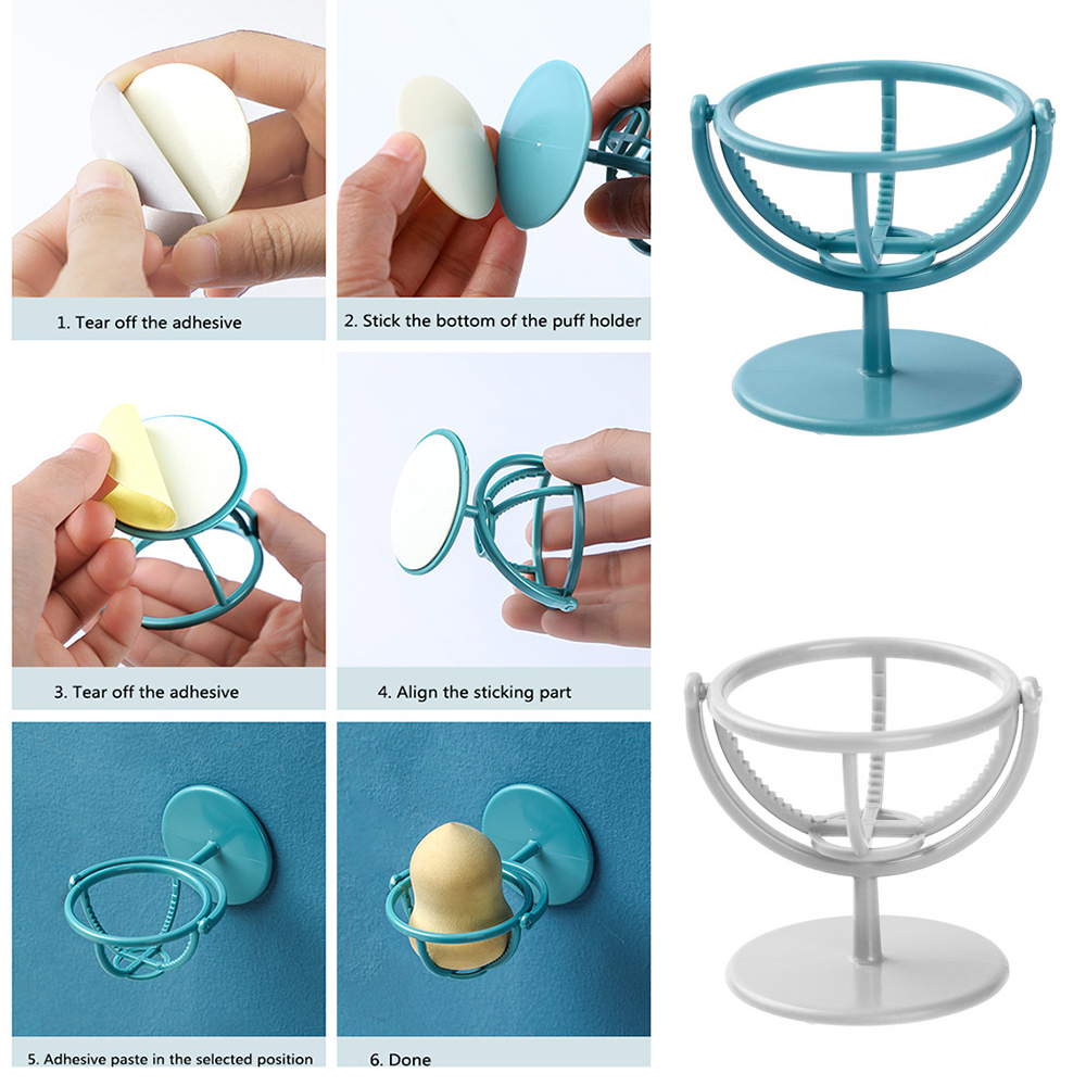 [Hàng mới về] Giá đỡ mút trang điểm xoay được nhiều màu tùy chọn