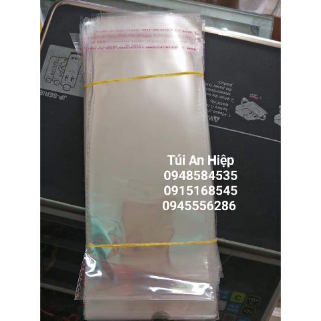 Túi bóng kính dán miệng, nhiều cỡ (1kg) | Clear Plastic Self Adhesive Seal