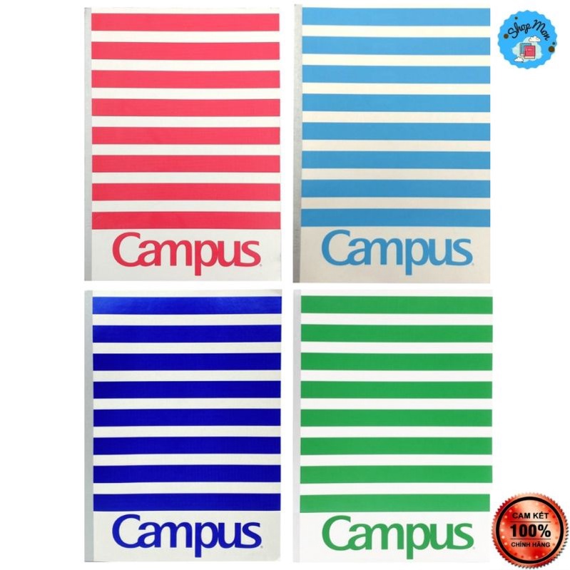 Vở kẻ ngang 200 trang (có chấm - không chấm) CAMPUS Cưng xỉu