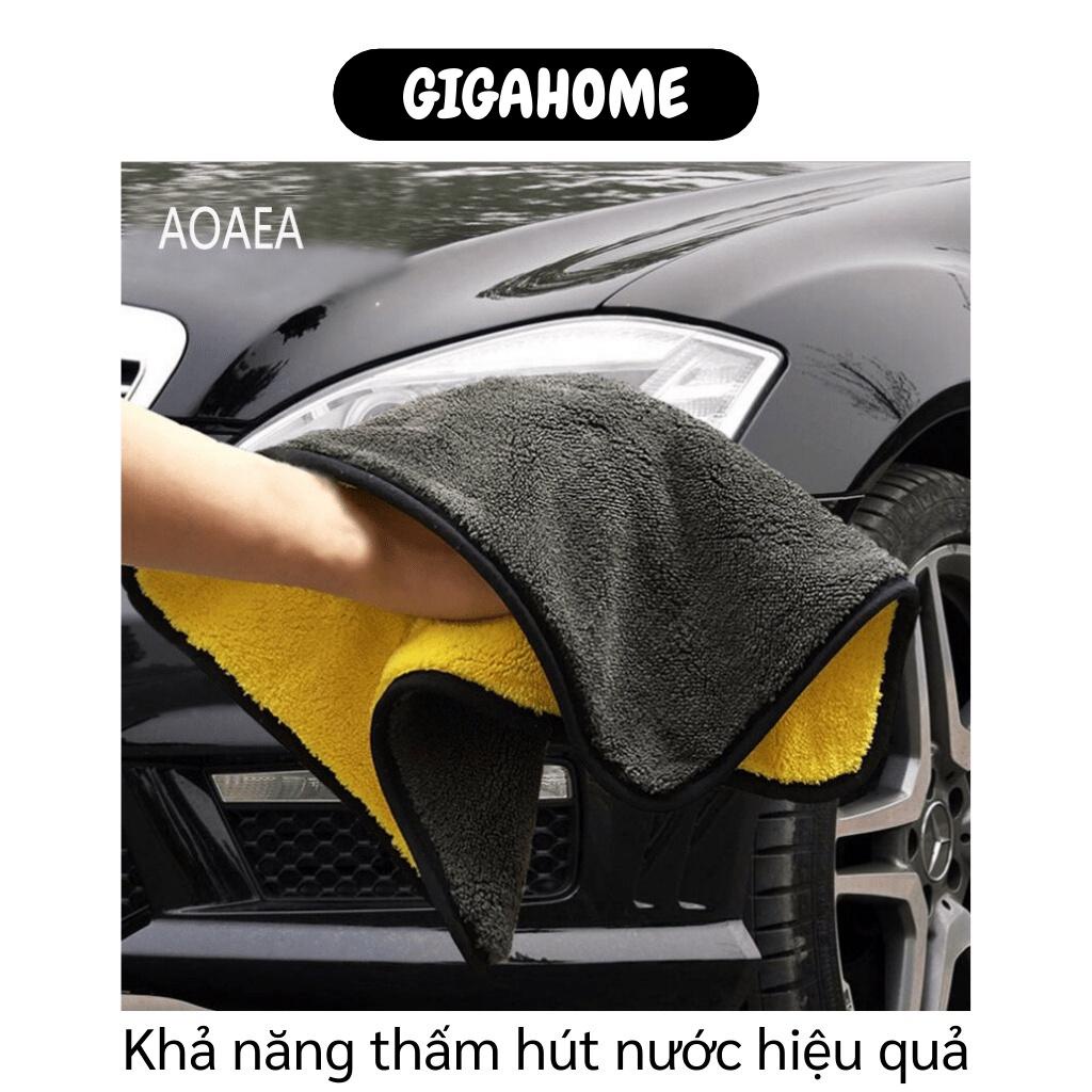 Khăn Lau Ô Tô Chuyên Dụng GIGAHOME Khăn Đa Năng Lau Bếp, Chùi Kính 2 Mặt Thấm Hút Nước Tốt 7686