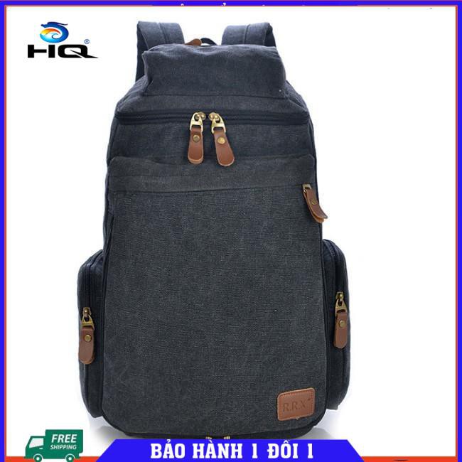 🎒 Ba lô canvas phối da nam 205876 🎒 Balo TLG 🎒