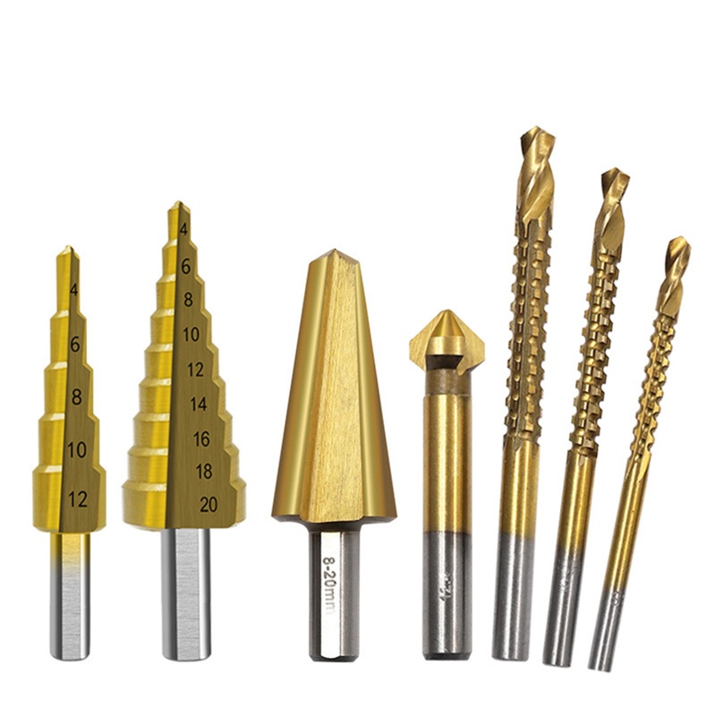 Bộ Mũi Khoan HSS Tốc Độ Cao Bằng Thép Phủ Titan