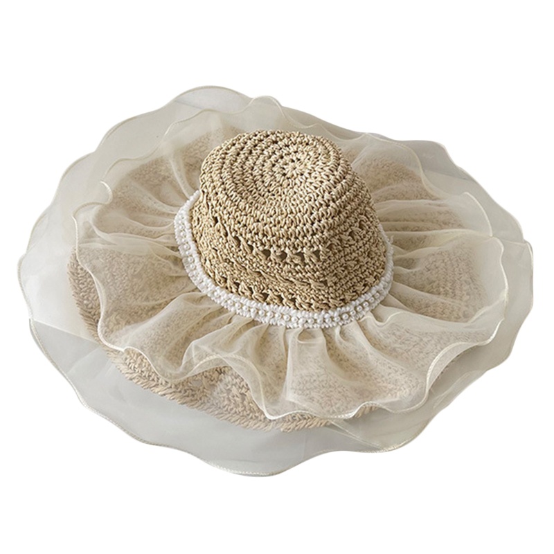 Nón Tai Bèo Đan Rơm Dễ Thương Thời Trang Xuân Hè Cho Nữ