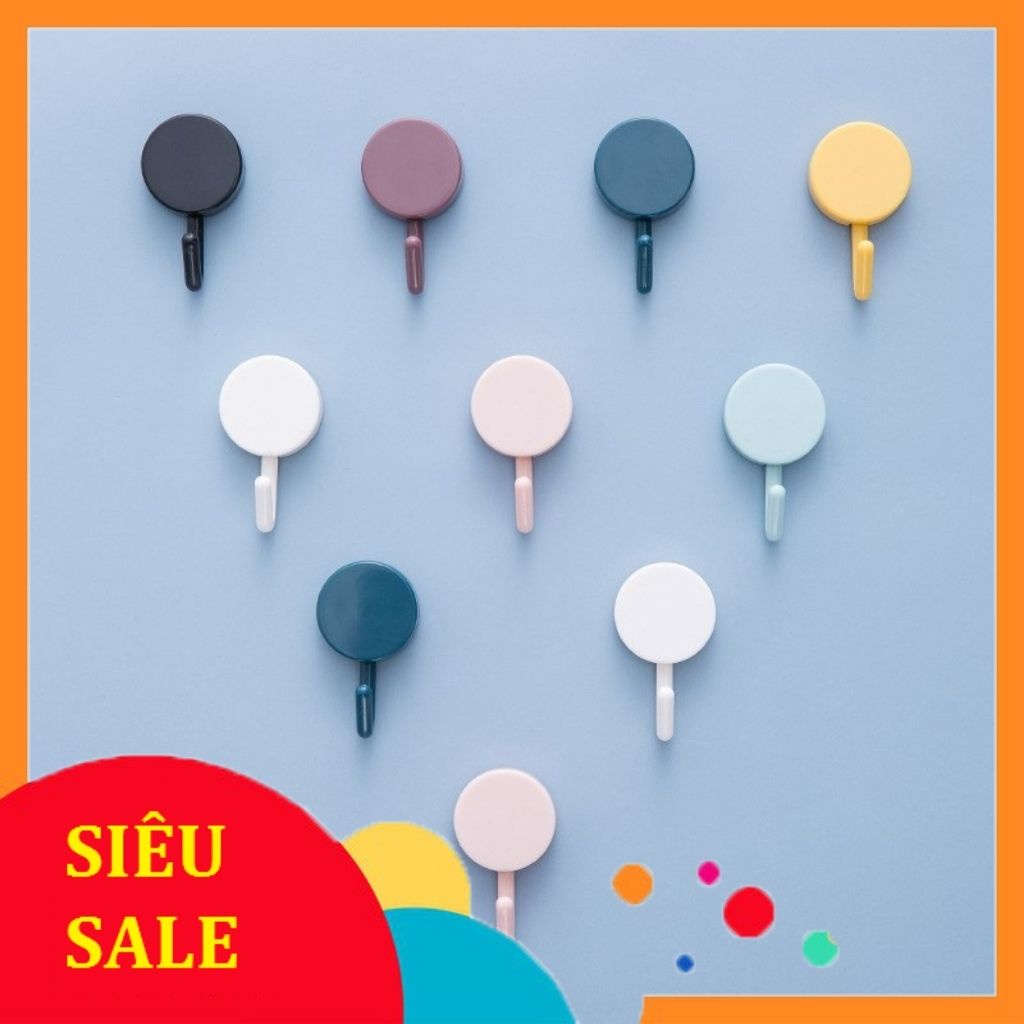 Móc treo tường siêu dính chịu lực tốt, treo nhiều đồ vật khác nhau đa năng, tiện dụng, giúp nhà bếp gọn gàng, ngăn nắp