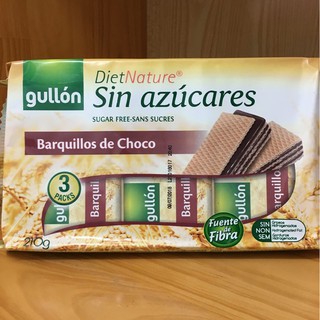 Bánh Xốp Gullon DietNature Sin Azúccares Barquilloss De Choco 210g