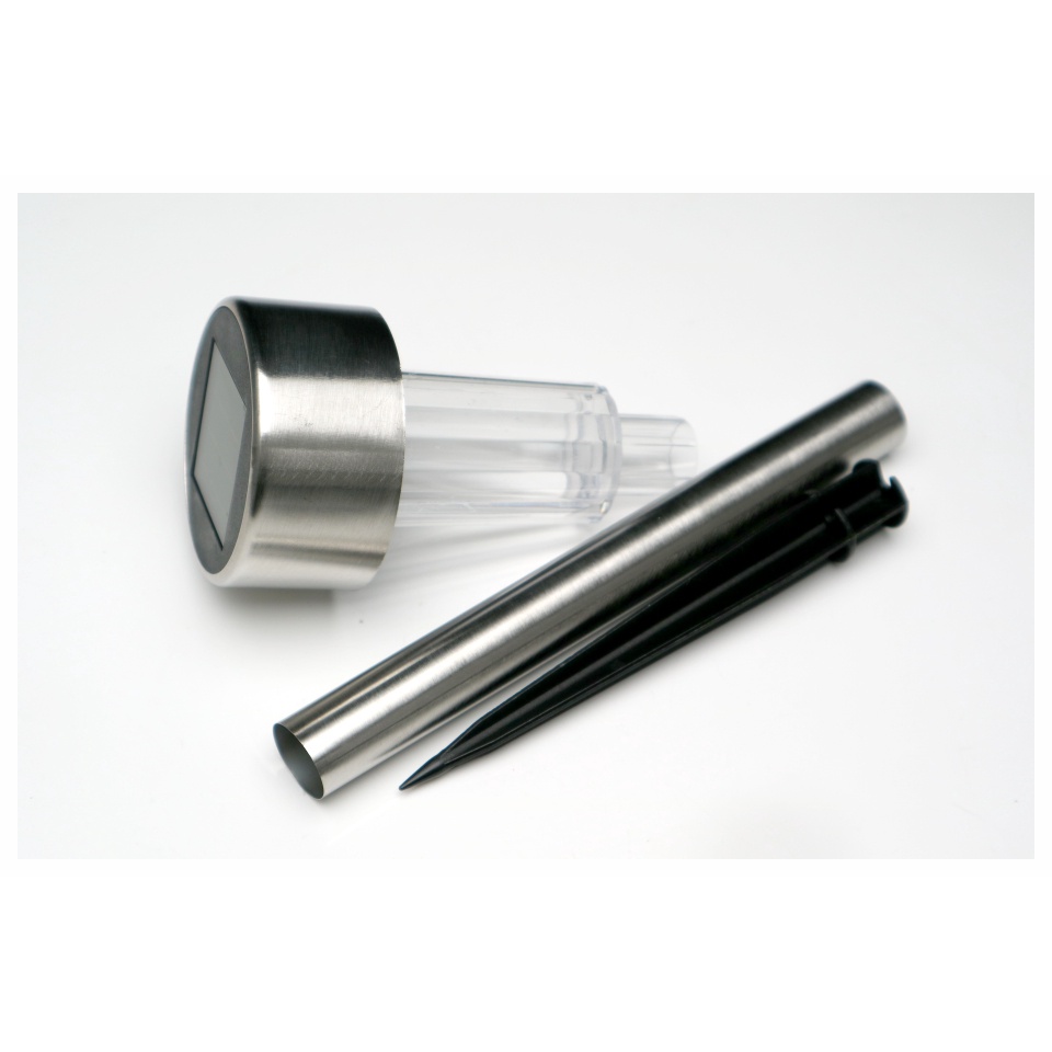 Đèn Led Sân Vườn Ánh Sáng Trắng / Ấm Bằng Thép Không Gỉ Chống Thấm Nước Sử Dụng Năng Lượng Mặt Trời
