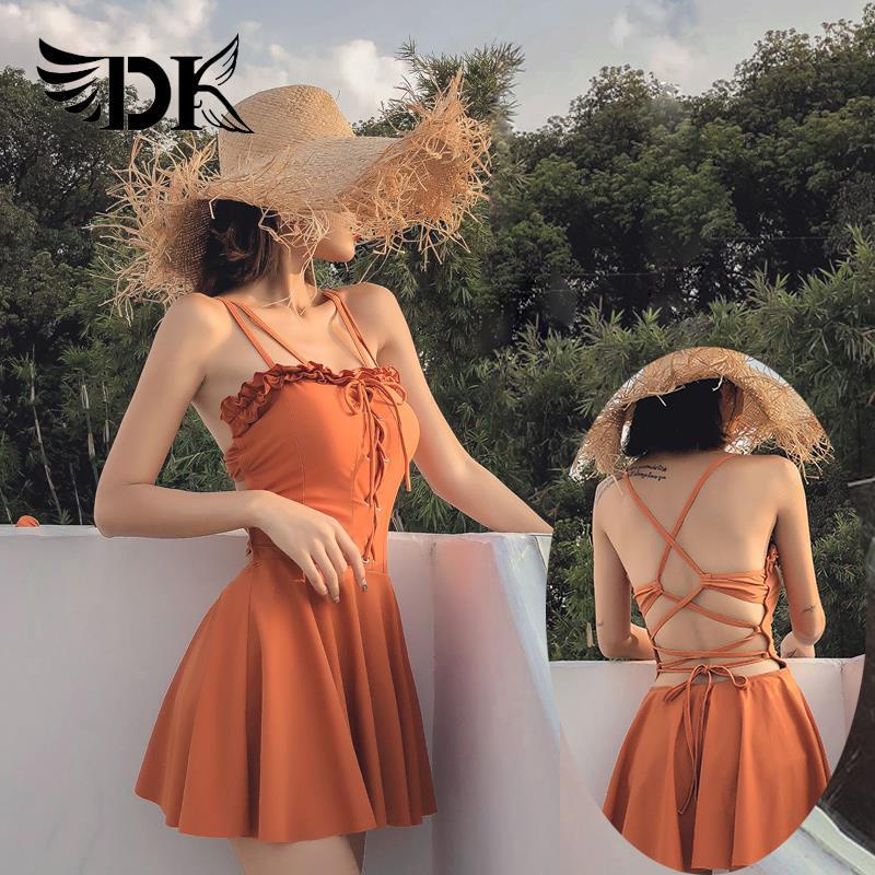 Bộ Đồ Bơi Nâng Ngực Che Phủ Toàn Diện Thiết Kế Hở Lưng Quyến Rũ Dành Cho Nữ 2022