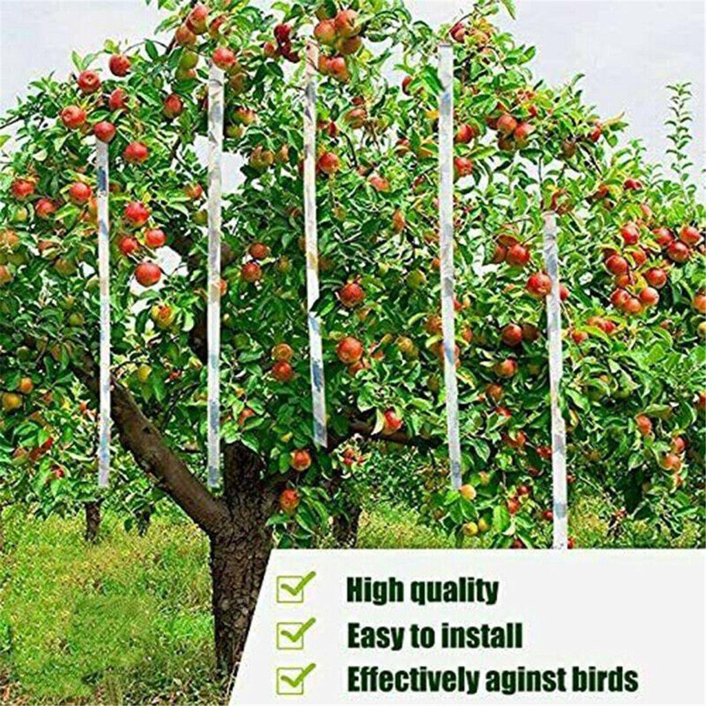 Cuộn Dây Ruy Băng Đuổi Chim Tiện Dụng Cho Sân Vườn