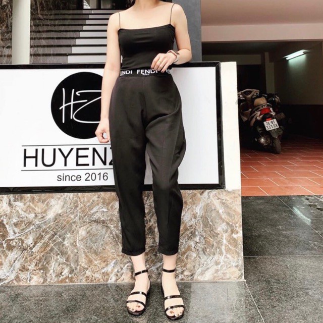 QUẦN BOM UMI CẠP CHỮ - QUẦN BAGGY CÔNG SỞ CẠP CHỮ SIÊU HOT