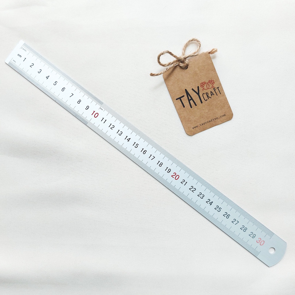 Thước kẻ hợp kim nhôm kỹ thuật, thước kẻ đa năng có thể uốn cong dài 30cm