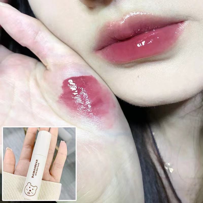 Abpopa DAIMANPU® Son Kem Bóng Hiệu Ứng Gương Lucidly Dưỡng Ẩm Không Dính Cốc Lâu Trôi