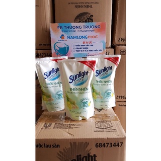 Combo 10 túi nước lau sàn sunlight hương sả chanh 698ml