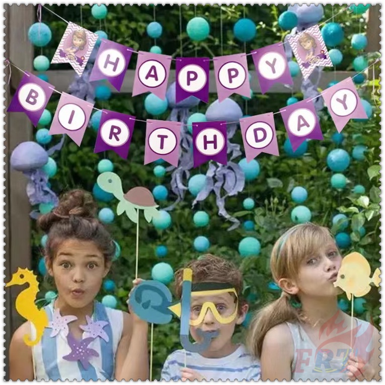 ♦ Trang Trí Tiệc - Banner ♦ Set 15 Phụ Kiện Banner Trang Trí Tiệc Sinh Nhật