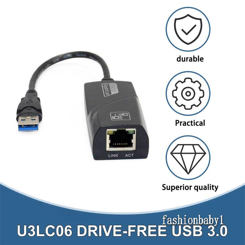 External Free Drive USB 3.0 LAN USB To RJ45 NIC RTL8153 Chip Network Card