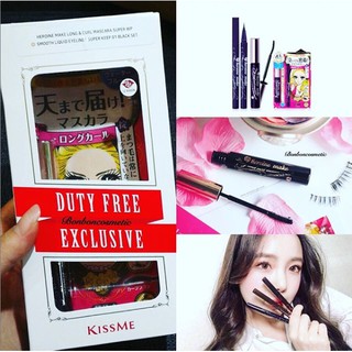 SET MASCARA VÀ KẺ MẮT NƯỚC KISS ME HEROIN