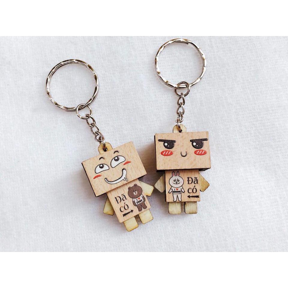 Combo 100 móc khóa danbo màu siêu ngộ nghĩnh