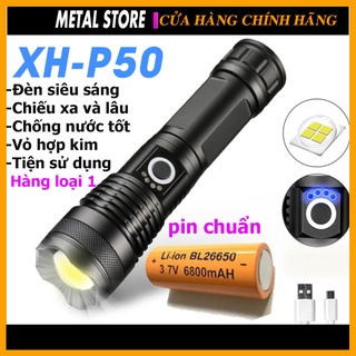  Đèn pin siêu sáng XHP50-Sản phẩm chính hãng -Đèn pin cầm tay