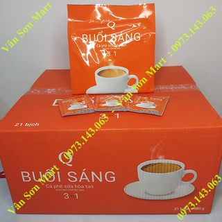 Cà phê sữa buổi sáng trần quang bịch 480g 24 gói vuông 20g - ảnh sản phẩm 4