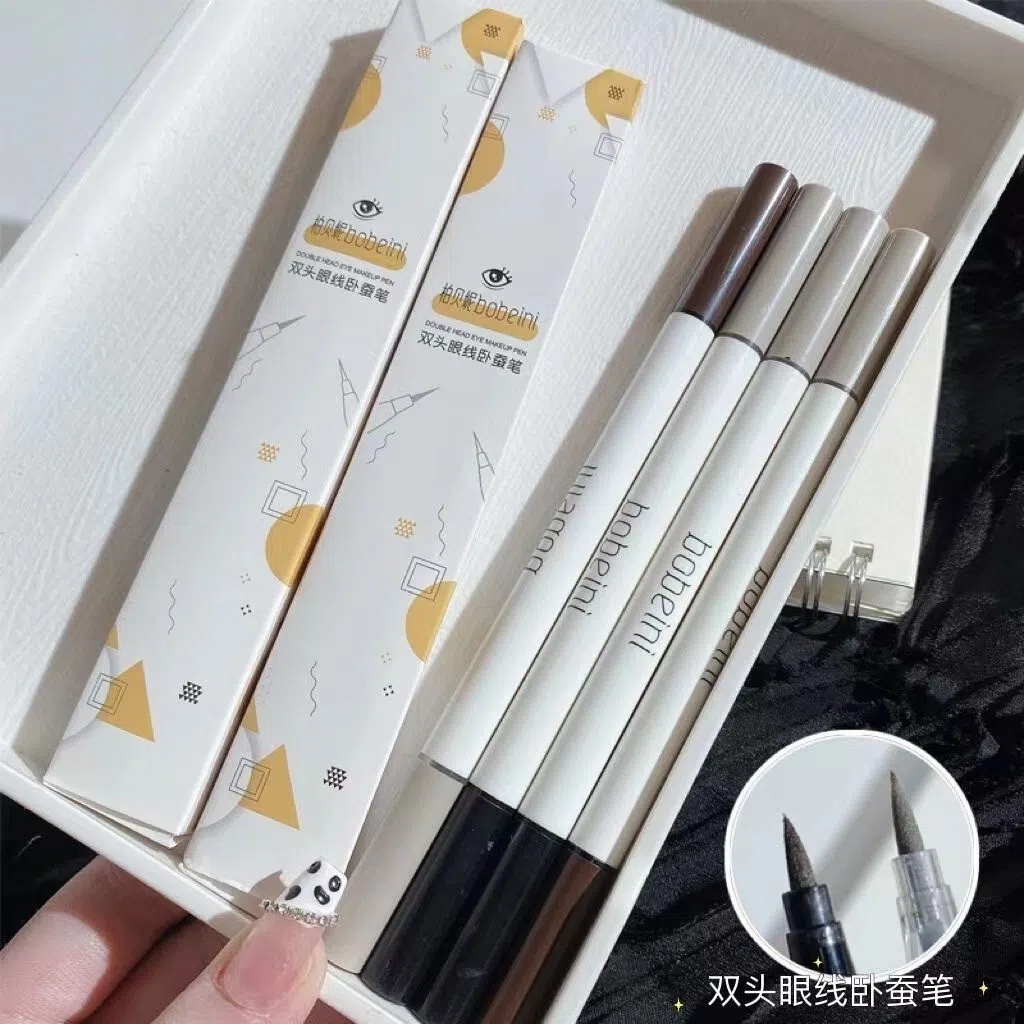 Bút Kẻ Mắt Dạng Lỏng Siêu Mỏng Chống Thấm Nước 2 Trong 1