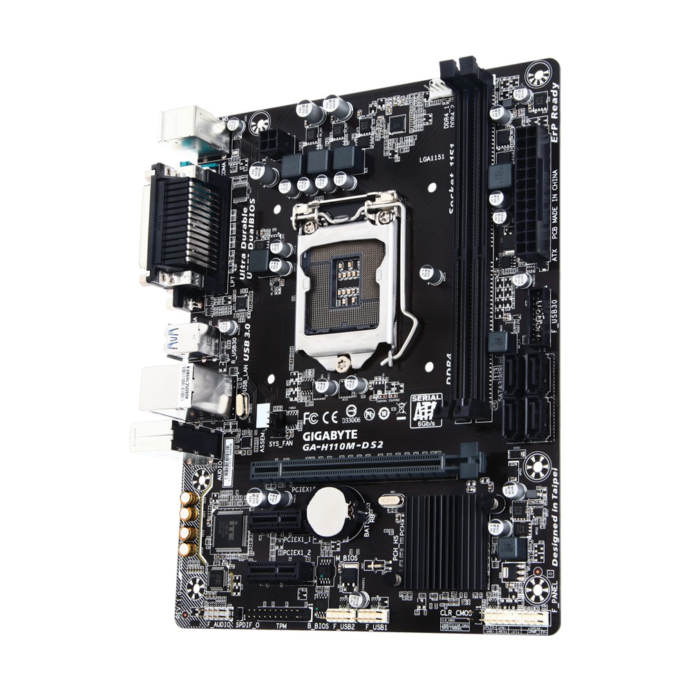 Main Gigabyte H110M-DS2 (Chipset Intel H110/ Socket LGA1151/ VGA onboard) - Đã Qua Sử Dụng