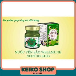 NƯỚC YẾN SÀO NEST 100 KIDS - WELLMUNE TĂNG SỨC ĐỀ KHÁNG HƯƠNG DÂU 70ML (VIỆT NAM)