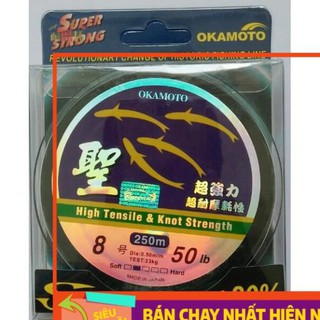 Dây Cước Câu Cá Nhật Bản OKAMOTO - 4 Con Cá Cơm