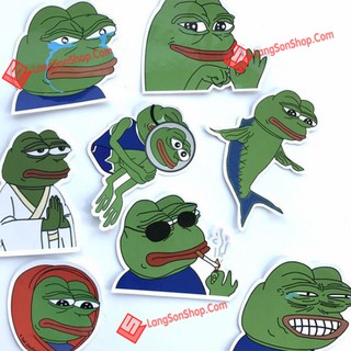 Bộ Sticker Dán Hình Pepe Voz cực Chất