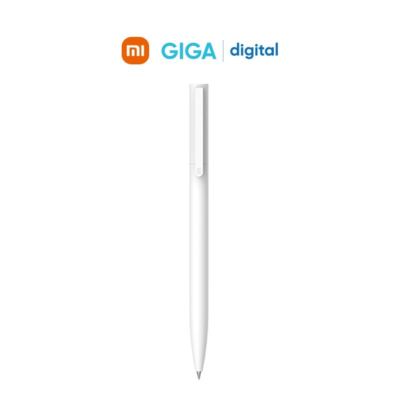 Bút bi Xiaomi Trắng (Mực Đen) 0.5mm cao cấp siêu nhẹ, mực Nhật Bản nét sáng rõ ràng