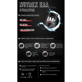 EAA | Nutrex EAA + Hydration Phục Hồi Cơ 30 Lần Dùng