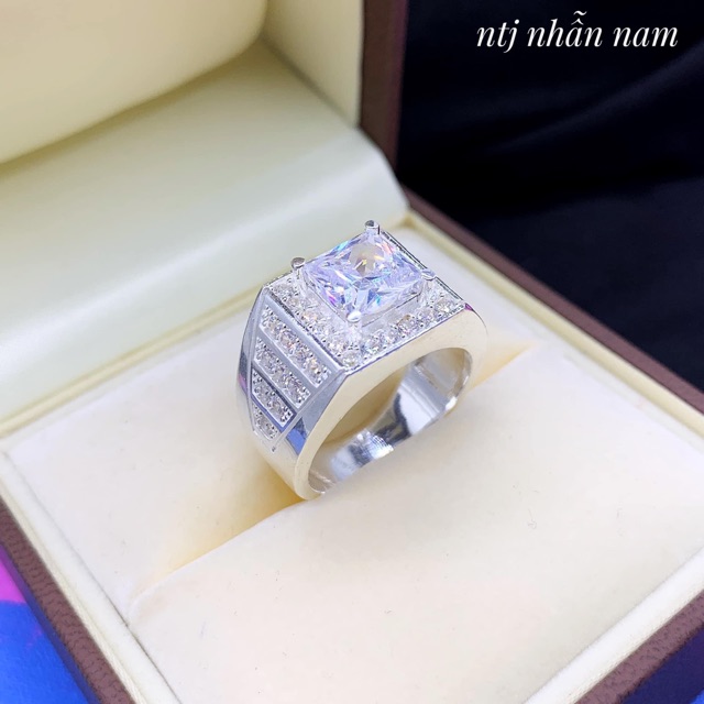 NHẪN NAM BẠC TA CAO CẤP 925