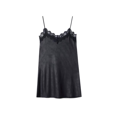 Đầm mini ren slip on