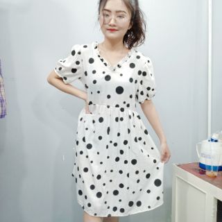 Đầm BABYDOLL tiểu thư, bầu mặc oki