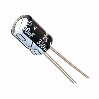 10 Tụ Hóa 330uF 25V 330uF/25V (10pcs/gói)