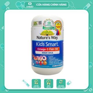 Viên Uống Dầu Cá Nature's Way Omega-3 Fish Oil Trio - Hộp 60 Viên