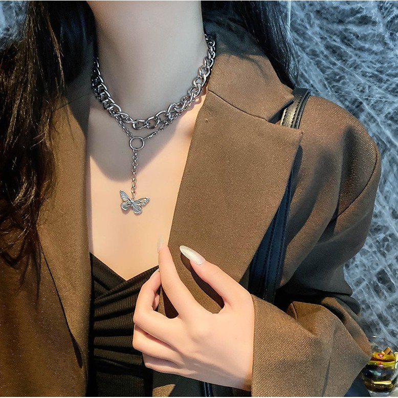 Set vòng cổ rời họa tiết hồ điệp ấn tượng VC88