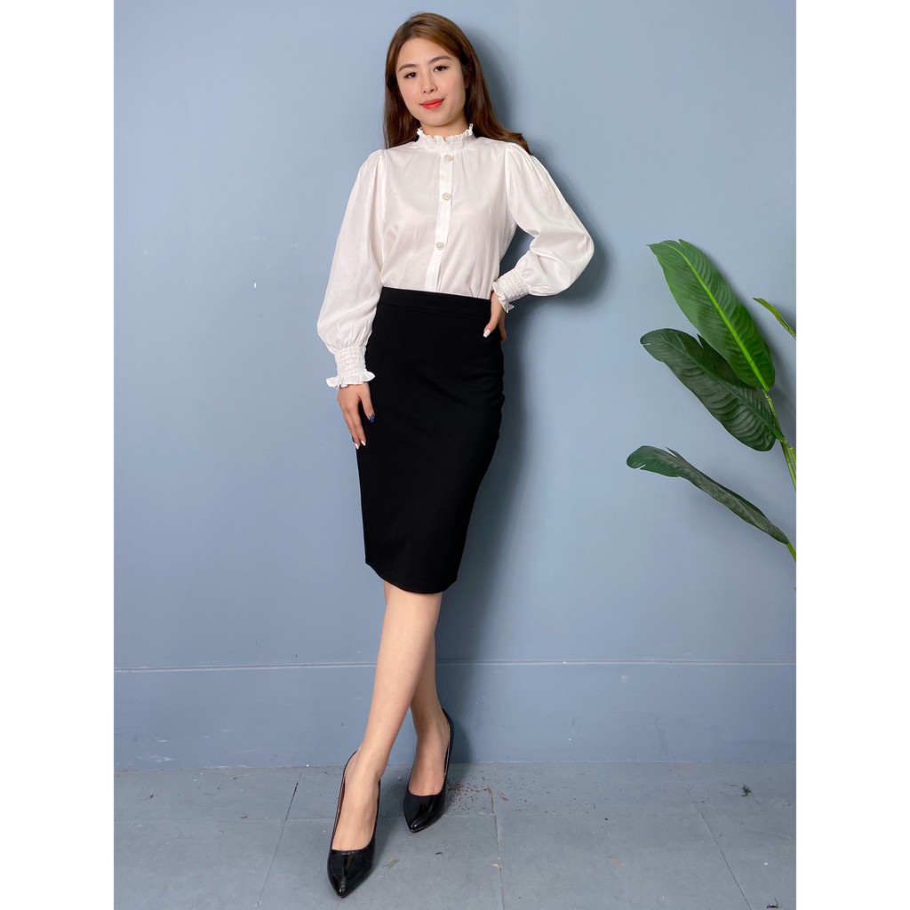 Chân váy bút chì công sở vải dày mịn may chuẩn, cần sắm ngay để đi làm | BigBuy360 - bigbuy360.vn